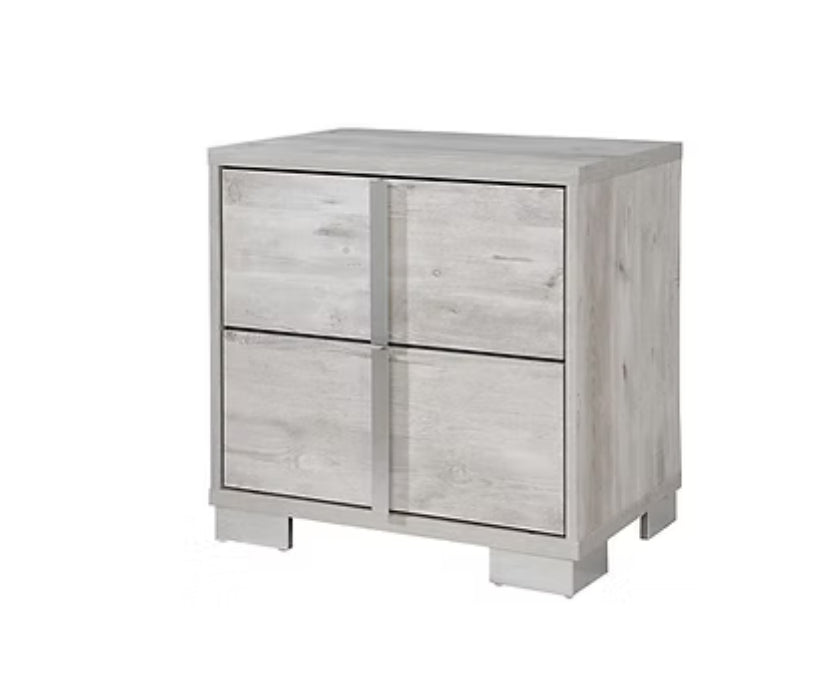 Juliet 4pc Whitewash Bedroom Set