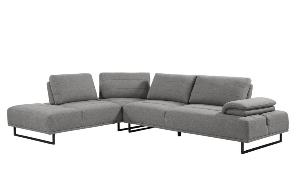 ARDEN UPHOLSTERED SECTIONAL SOFA WITH ADJUSTABLE BACK TAUPE