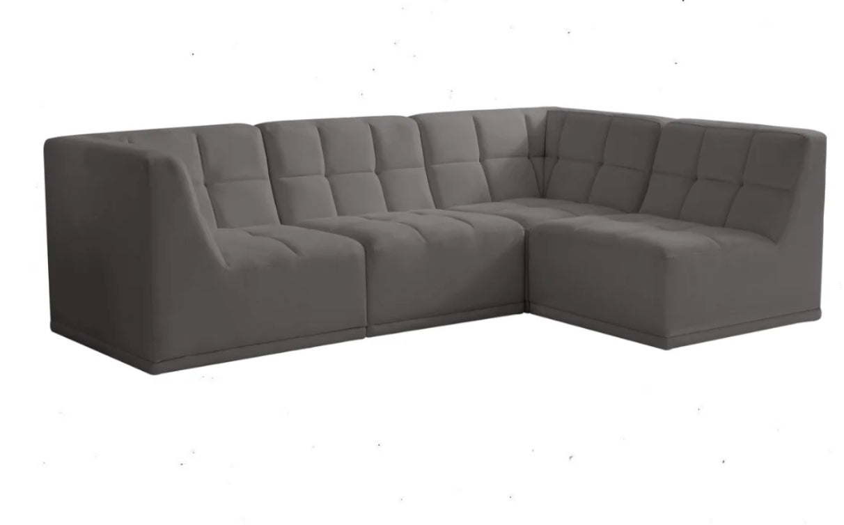 Relax - Modular Sectional 4 Piece - Gray