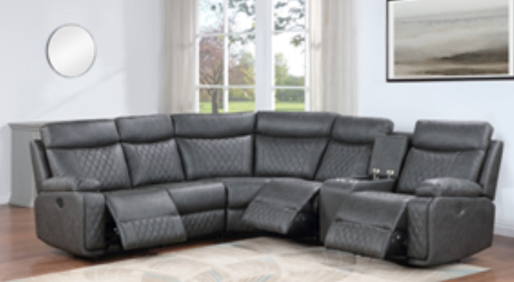 M8196 Cecil Dark Gray Sectional