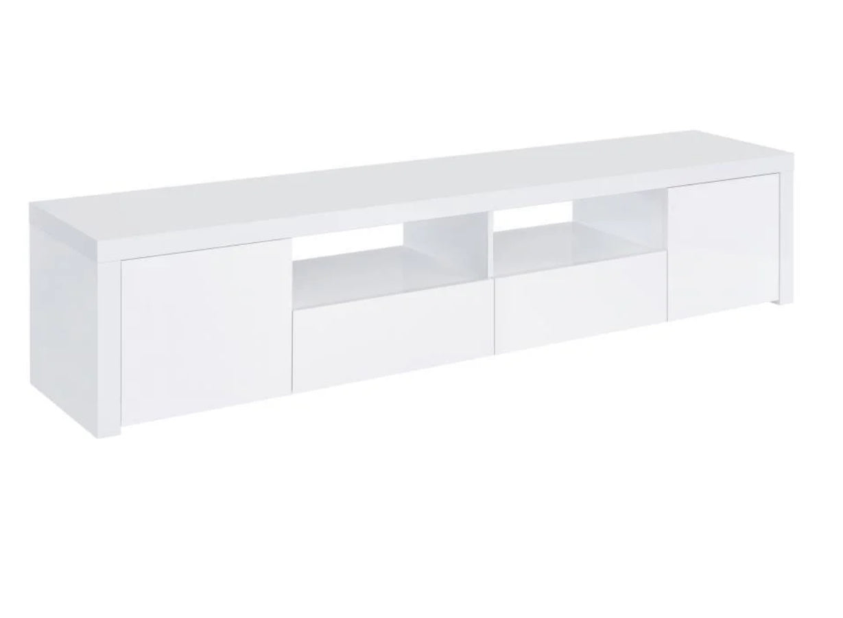 TV Console Wood - White 78”