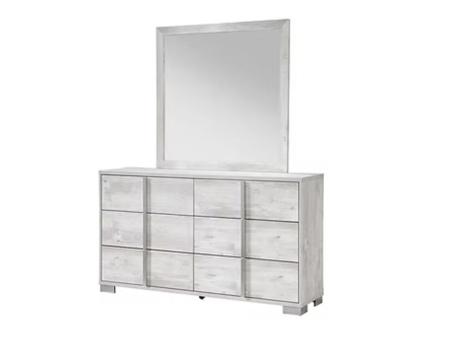 Juliet 4pc Whitewash Bedroom Set