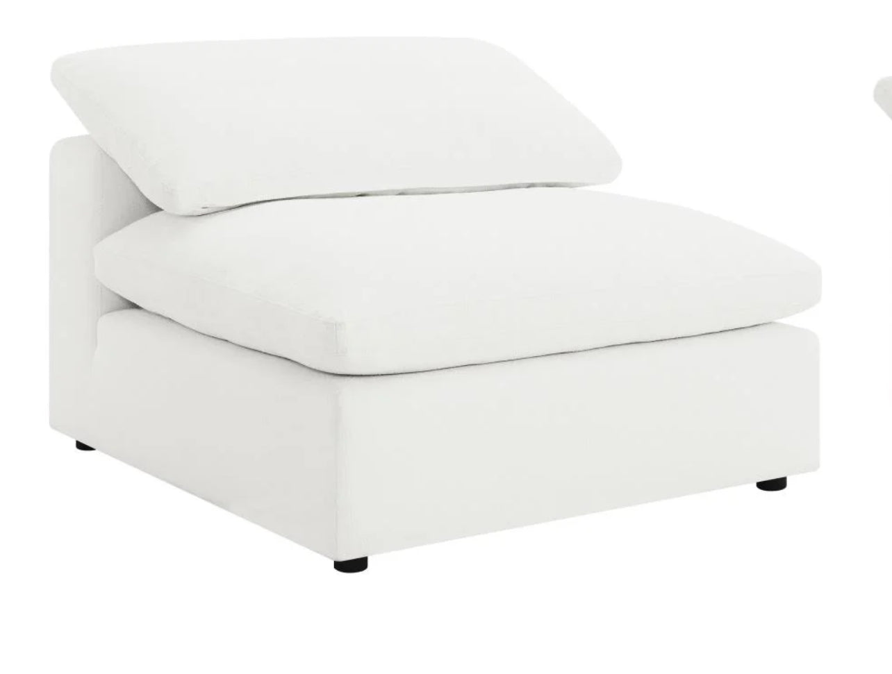 Raleigh 6-piece Boucle Upholstered Modular Sectional Ivory