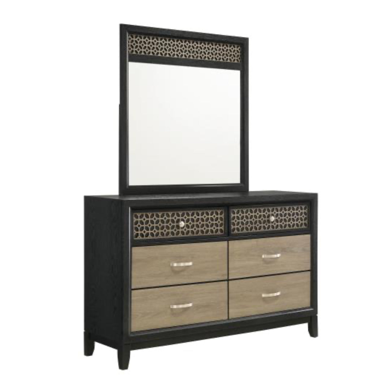 Valencia 4pc Bedroom Set Wood/Black