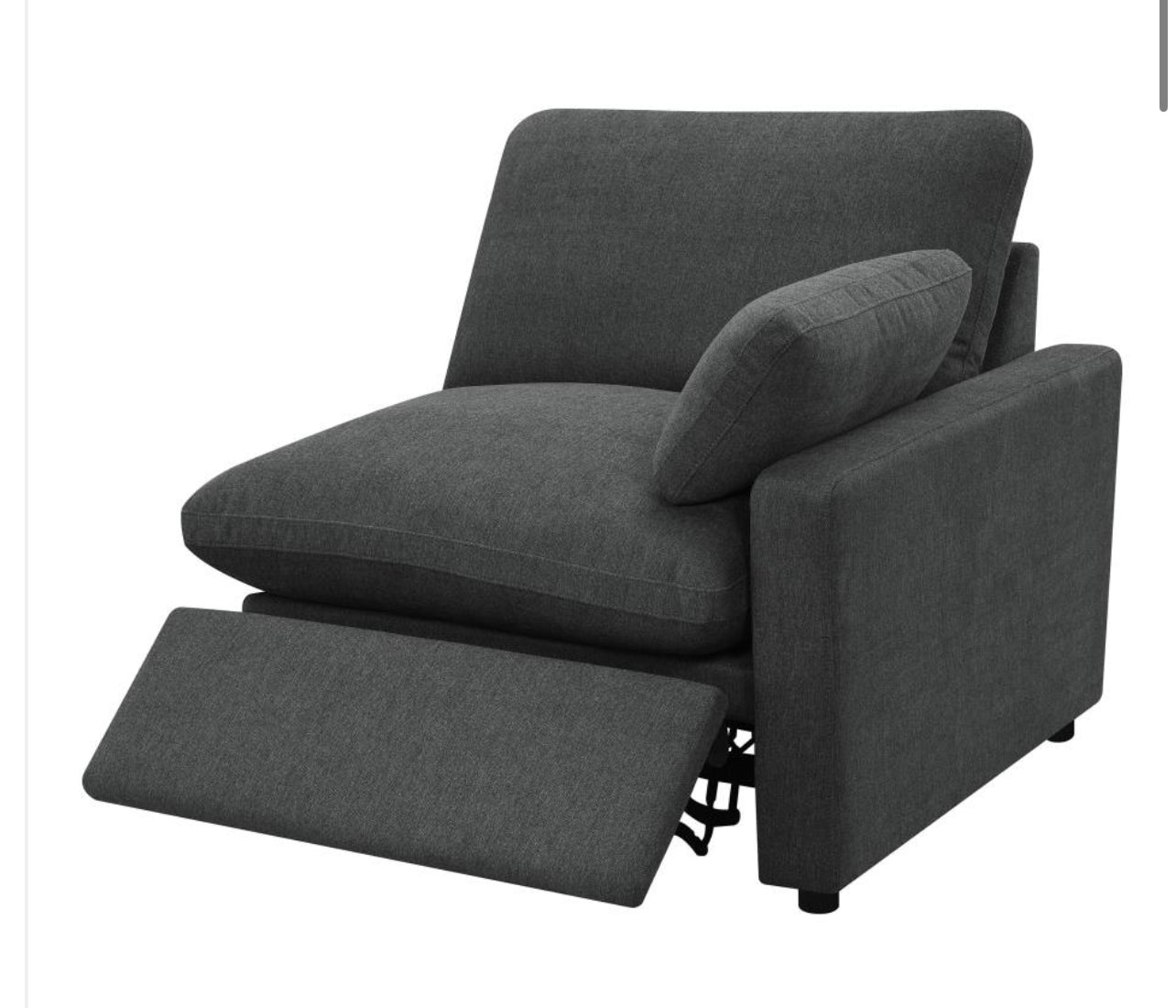 COLLINS 5-PIECE MODULAR POWER RECLINING SECTIONAL Dark GREY