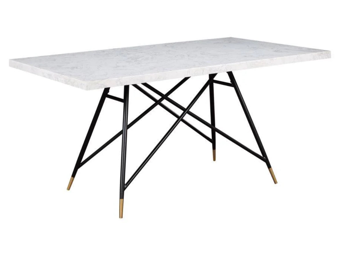 Gabrielle - 5 Piece Dining Set - White