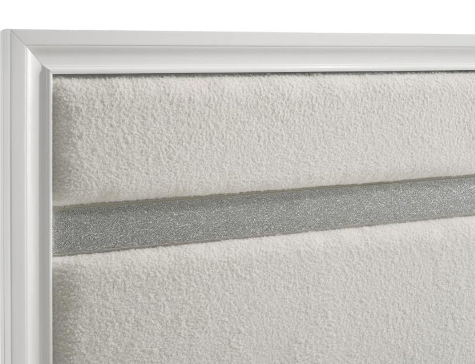 Miranda 4pc White Bedroom Set Queen/King