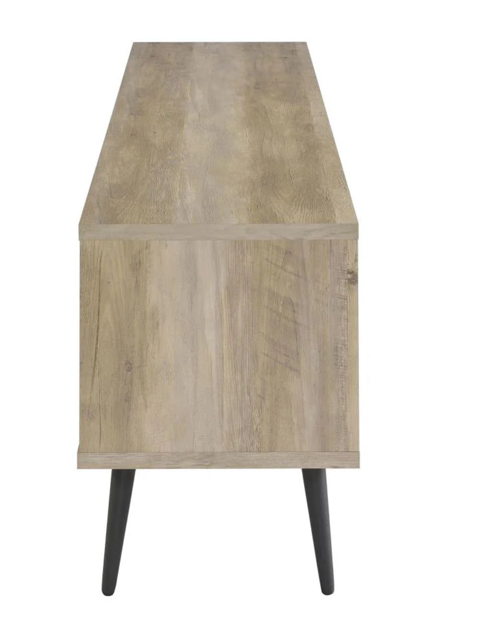 Allie 2-door Engineered Wood 71" TV Stand Distressed Pine
