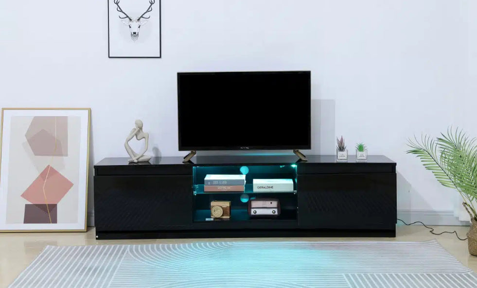 4804 BLACK 63" TV Stand