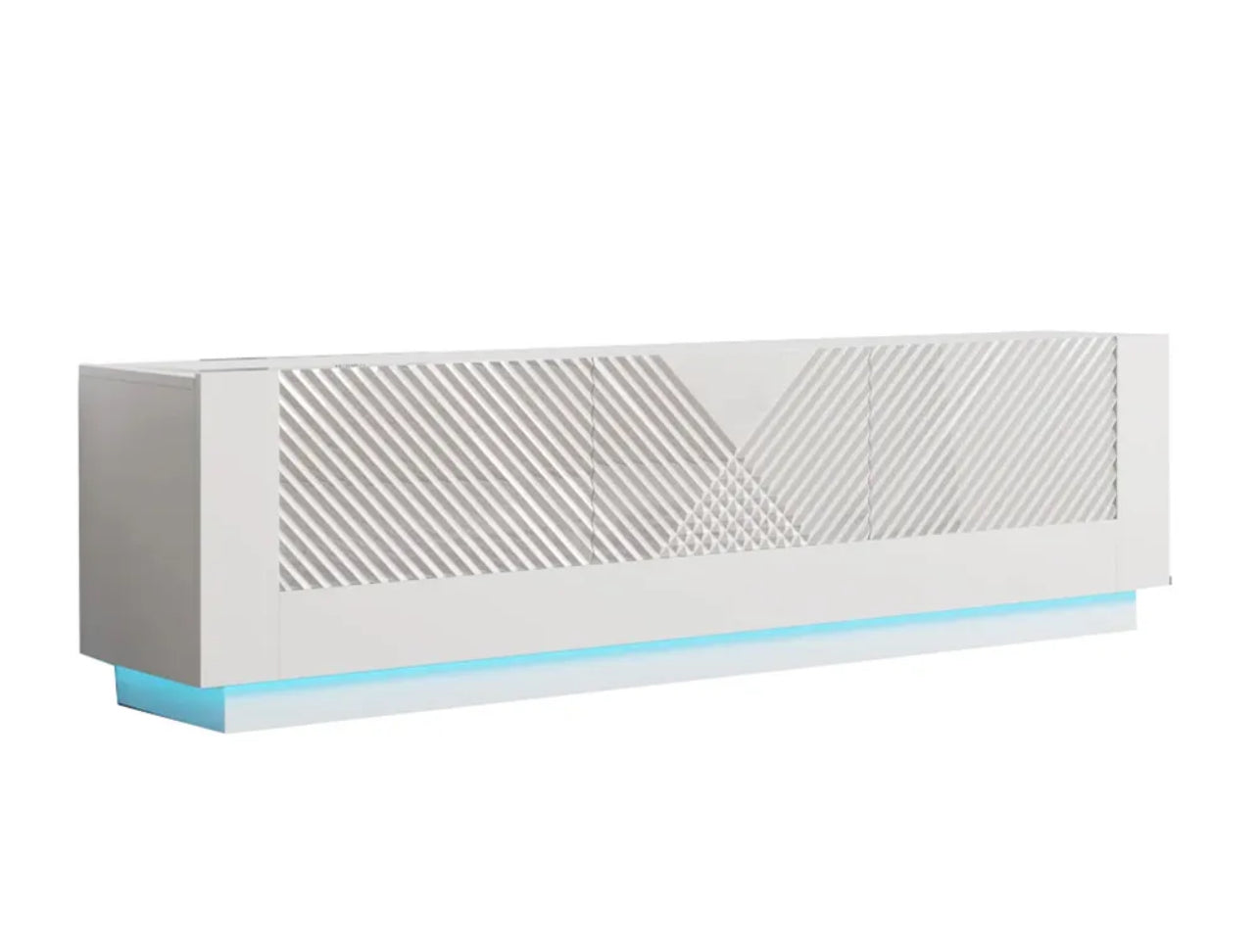 Colonia TV241 Stand LED Doors White Lacquer UV 71”