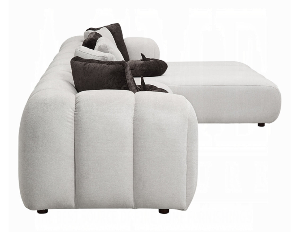 Manilla Sectional Sofa w/8 Pillows