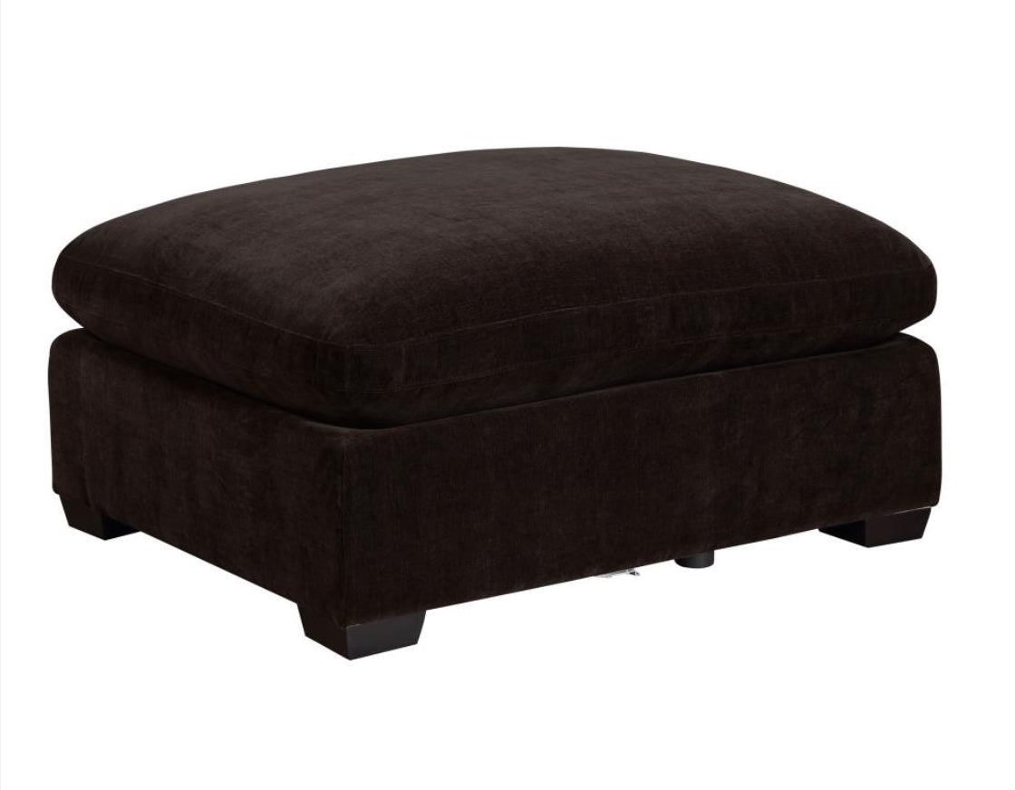 LAKEVIEW 6-PIECE UPHOLSTERED MODULAR SECTIONAL CHOCOLATE