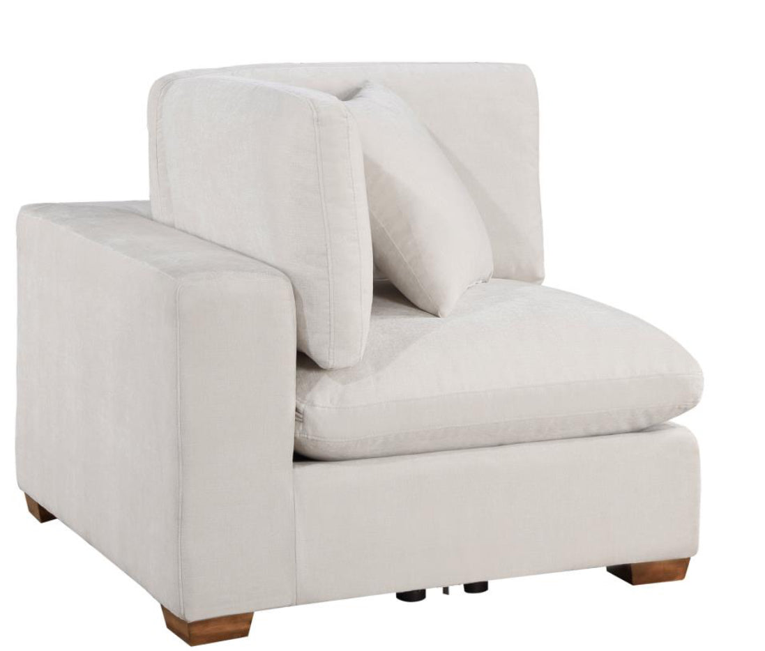 LAKEVIEW 6-PIECE UPHOLSTERED MODULAR SECTIONAL SOFA IVORY