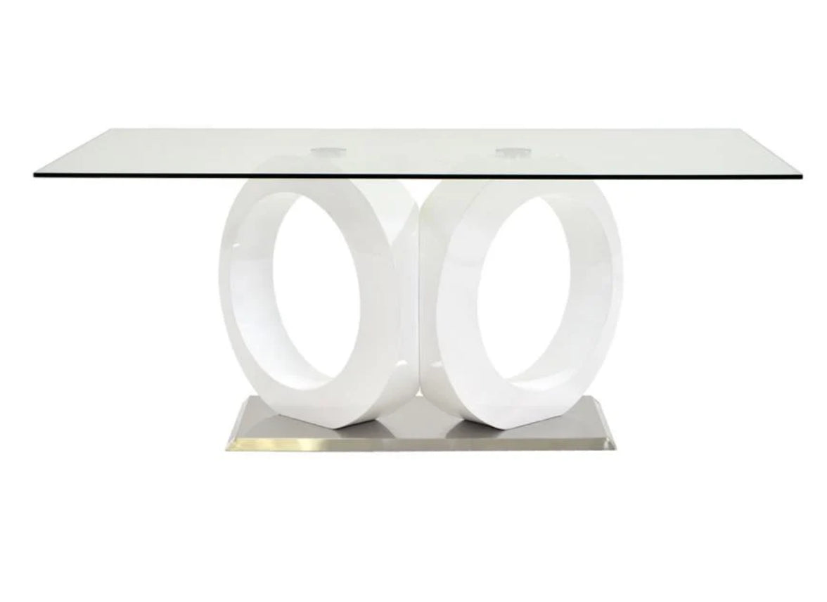 Modway Grey White Dining set