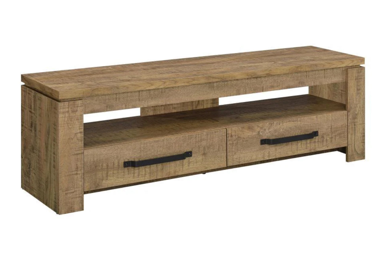 Elkton 2-drawer Engineered Wood 59" TV Stand Mango