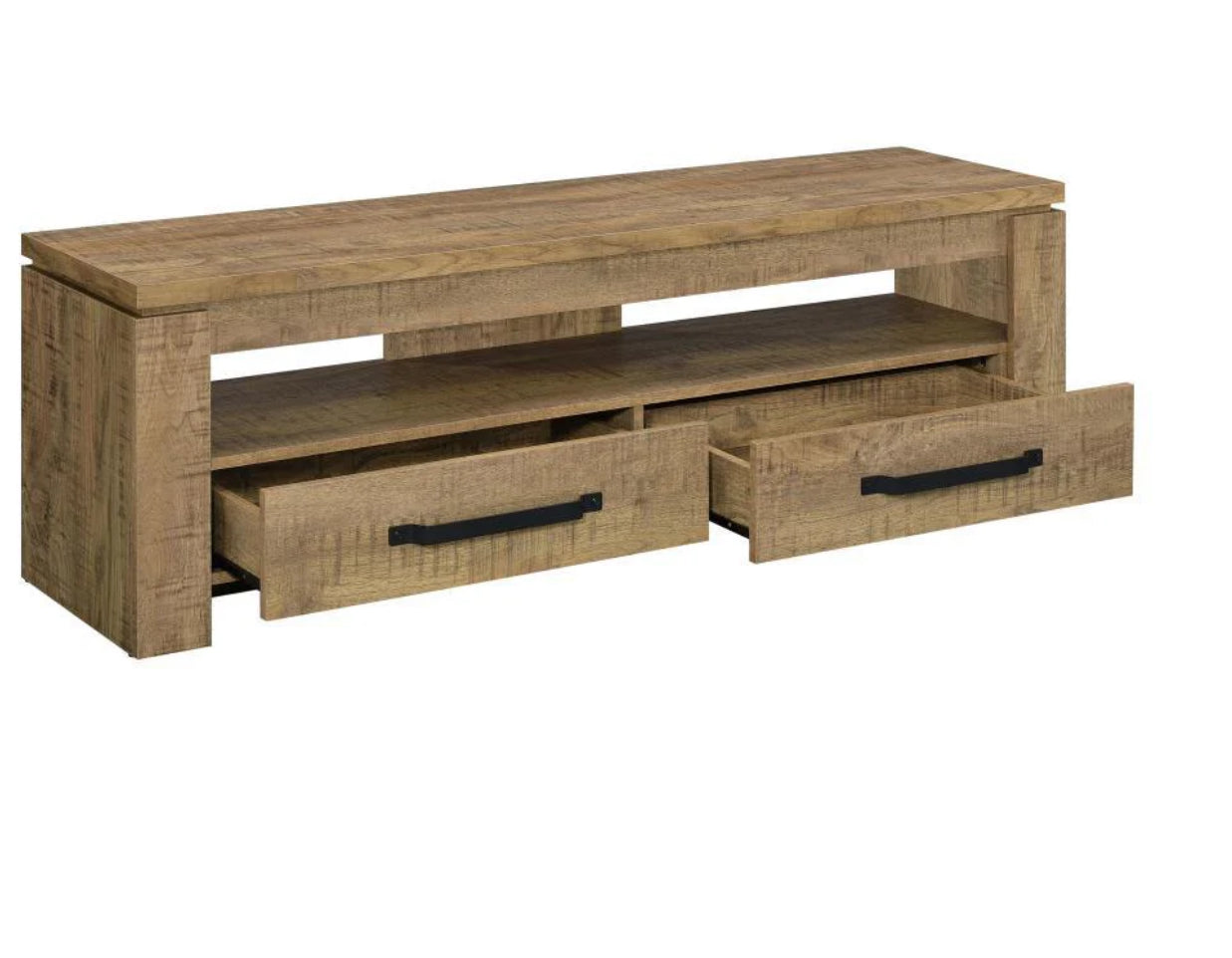 Elkton 2-drawer Engineered Wood 59" TV Stand Mango