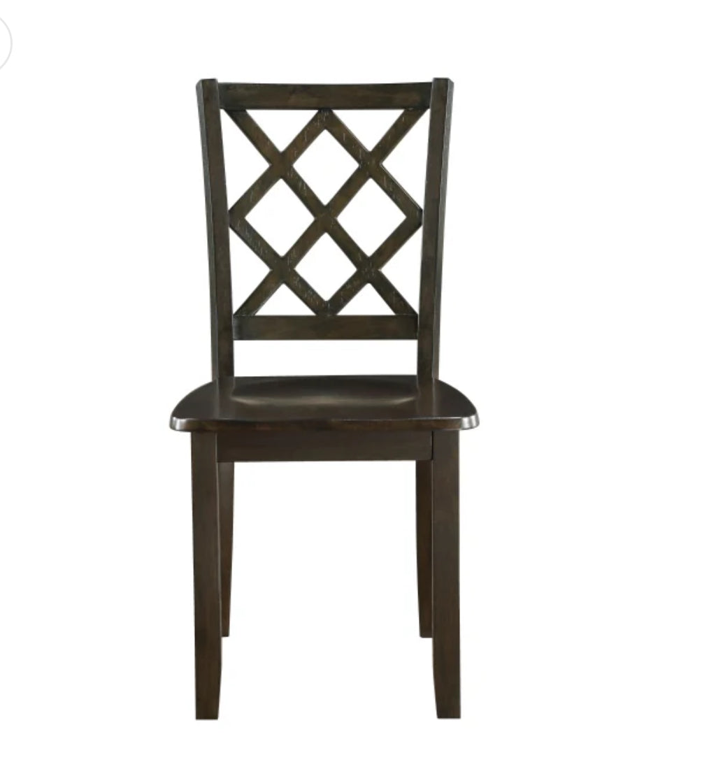 Astoria - 5 Piece Dining Room Set - Charcoal Finish over birch veneer