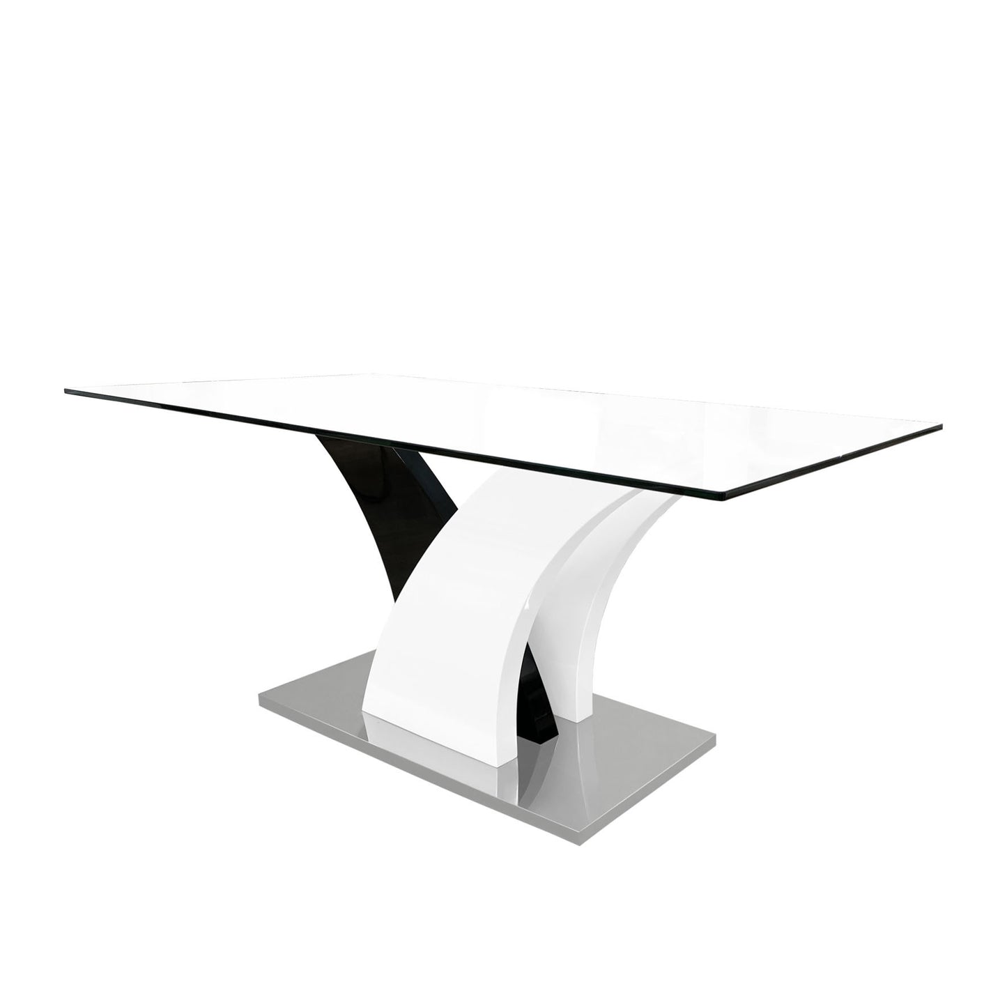 5PCS/ 7PCS Modern Dining Set Black/White