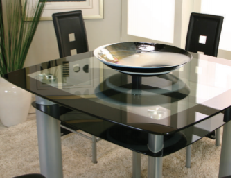 5PCS Valencia Dining Counter High Table Black Set