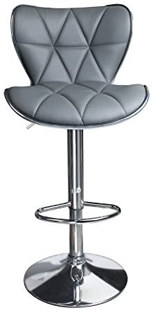 Leopard Shell Back Adjustable Swivel Bar Stools 2/1 Multi Color Chairs