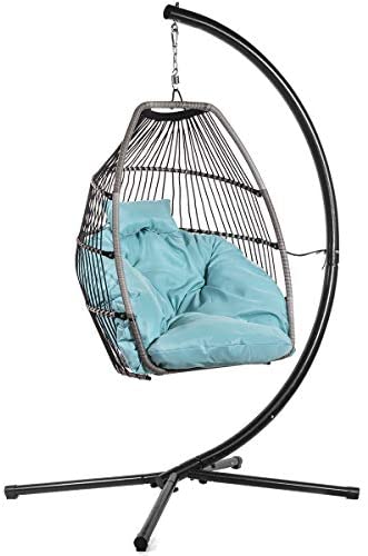 Premium X-Large Patio Hanging Chair Swing Egg Chair