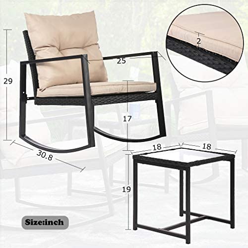 Bistro Set 3 Piece Patio Set