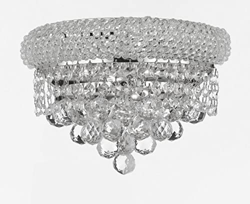 Crystal (tm) Wall Sconce Lighting W 12" H 6"