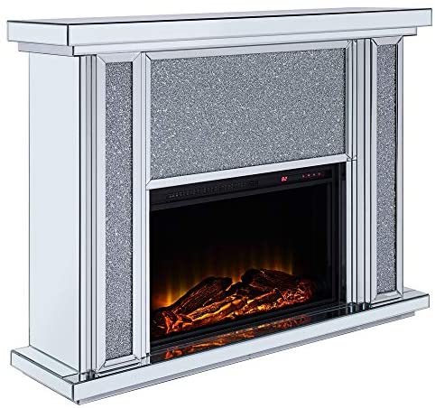 Glam Mirror  Fireplace