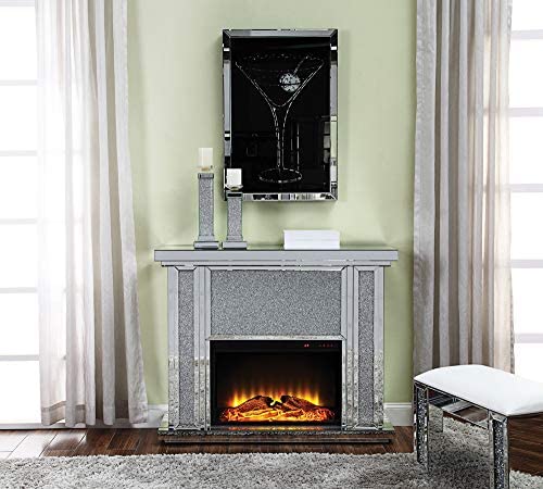 Glam Mirror  Fireplace