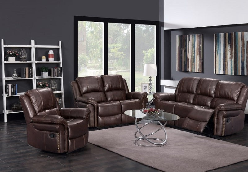 Brown Sofa & Love: Item # 6601 Brown / Rocking Recliner # 6603