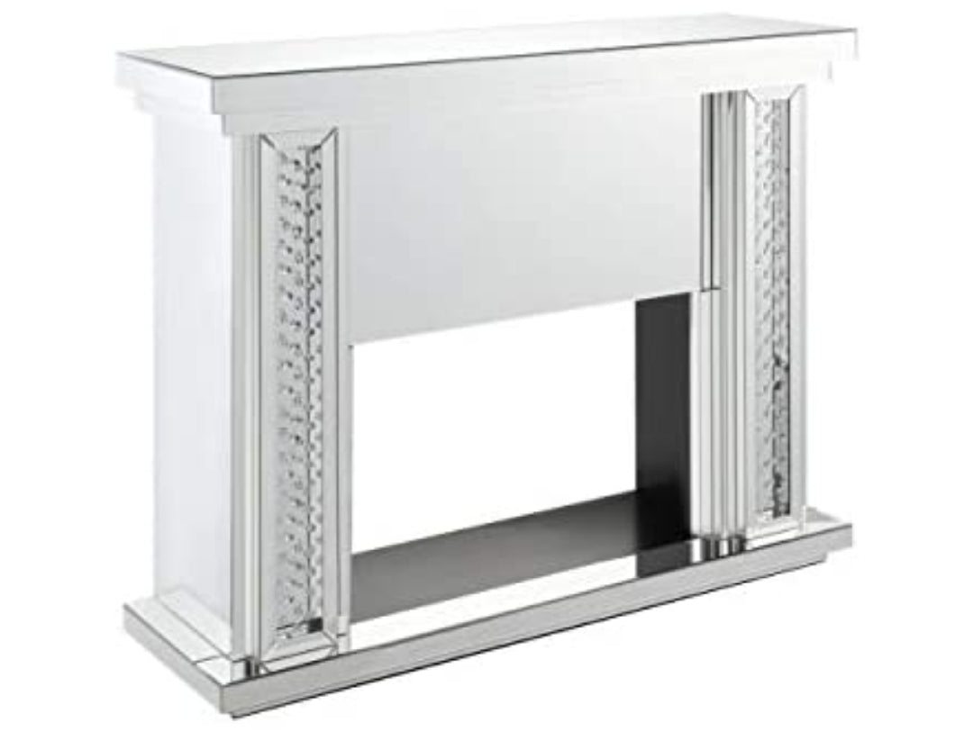 Luxury Mirrored Fireplace