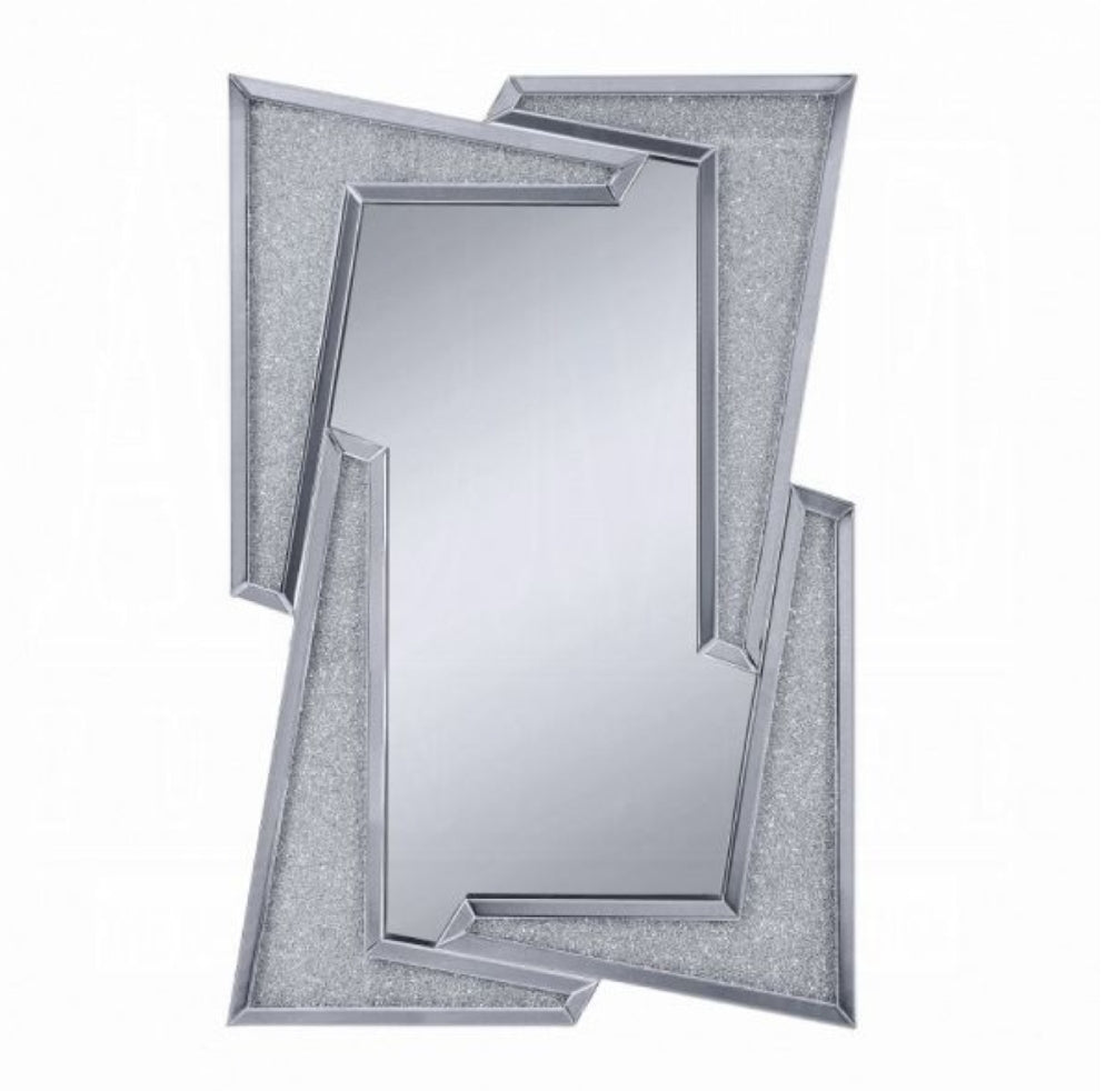 Noralie Wall Decor - 97571 - Mirrored & Faux Diamonds