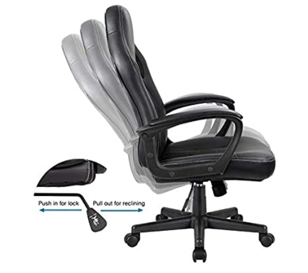 Black/Red/White/ Computer Desk Chair