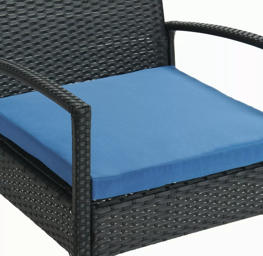 3pcs Blue Patio Set