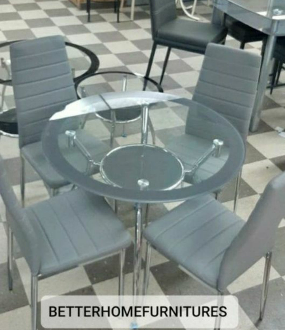 Gray 5Pcs Delphi Dining Set