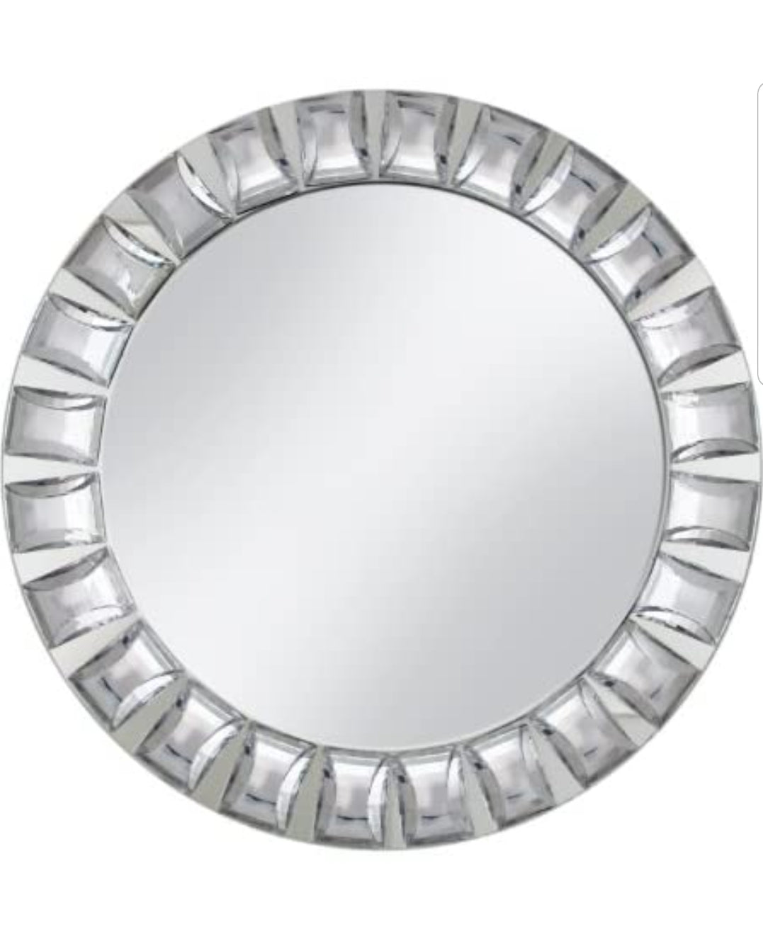 Glass Mirror Plate Decor One Plate