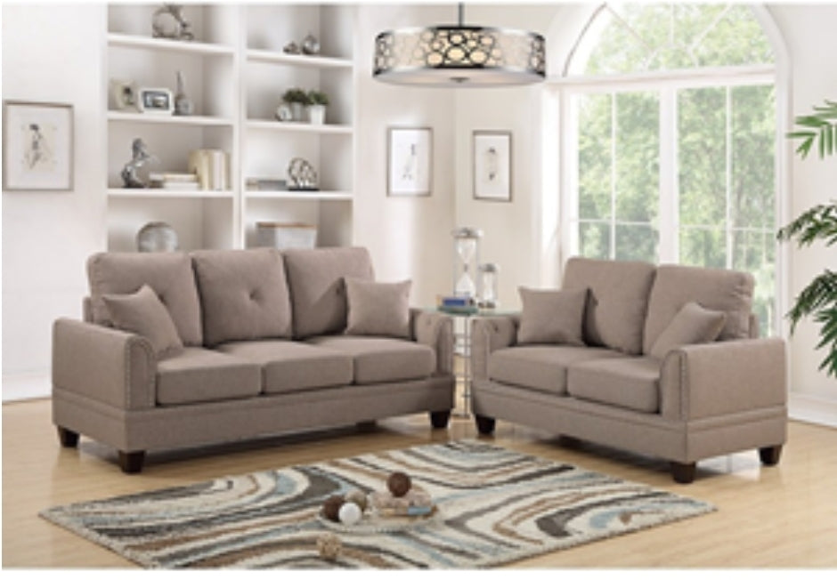 F6509
|2PCS SOFA SET COFFEE