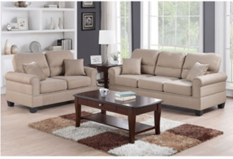 F7879
-|2PCS SOFA SET SAND