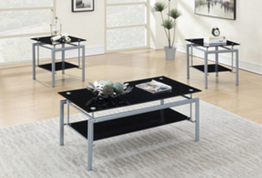F3148
|3PCS COFFEE TABLE SET GLASS TOP