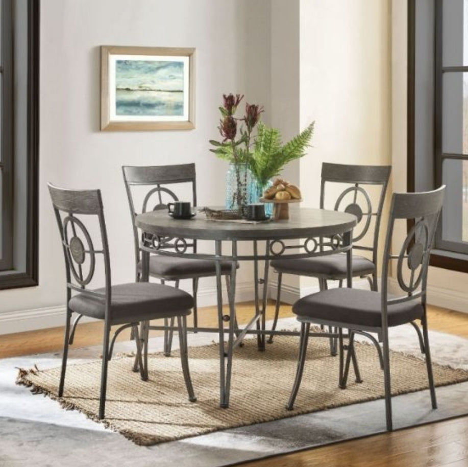 5pcs Landis Dining Table Set
73185 / 73187 Chair