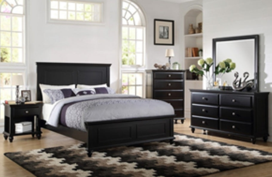 Black Bedframe Queen/ King F9271
