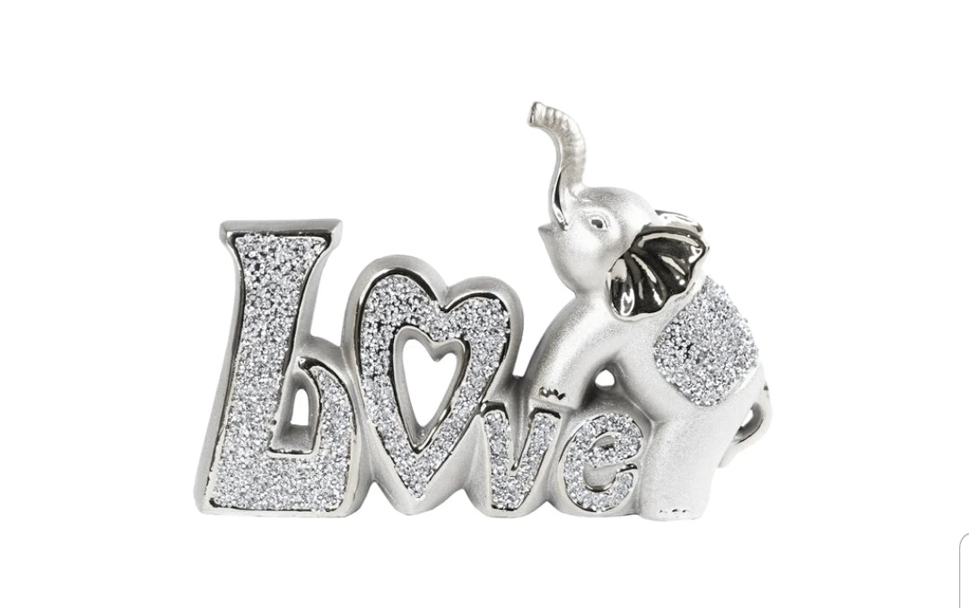 Elephant w/ LOVE Sign
SH2391-Silver/ Gold