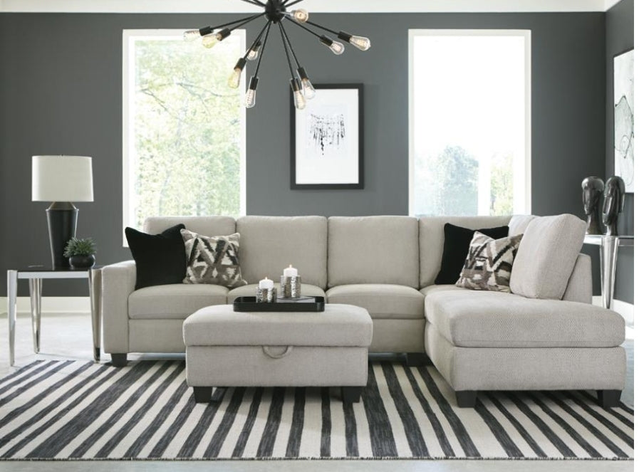 509766 sectional plus ottoman