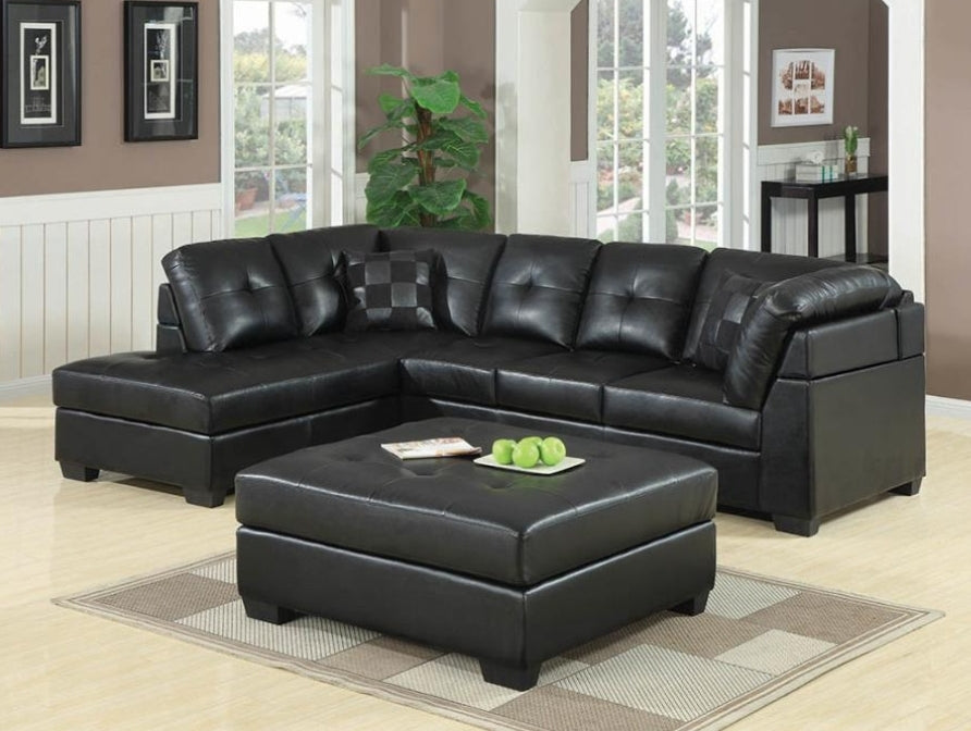 500606-SET sectional plus ottoman