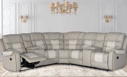 Sarasota Gray 4-Pc Sectional