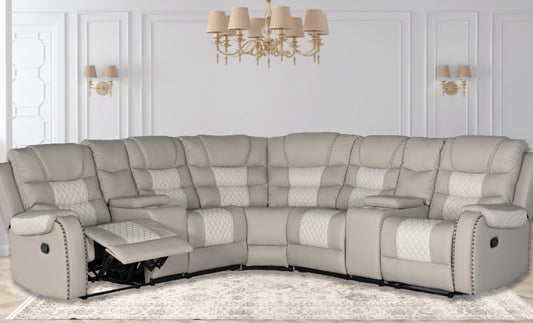 Sarasota Gray 4-Pc Sectional