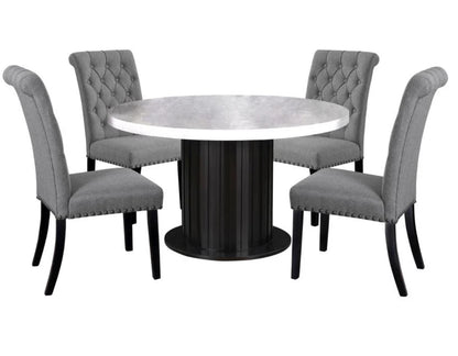 Sherry - Dining Table 5 Piece Set - Gray