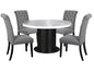 Sherry - Dining Table 5 Piece Set - Gray