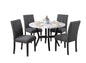 Kusa 5 Piece Dining Set with Stone Top