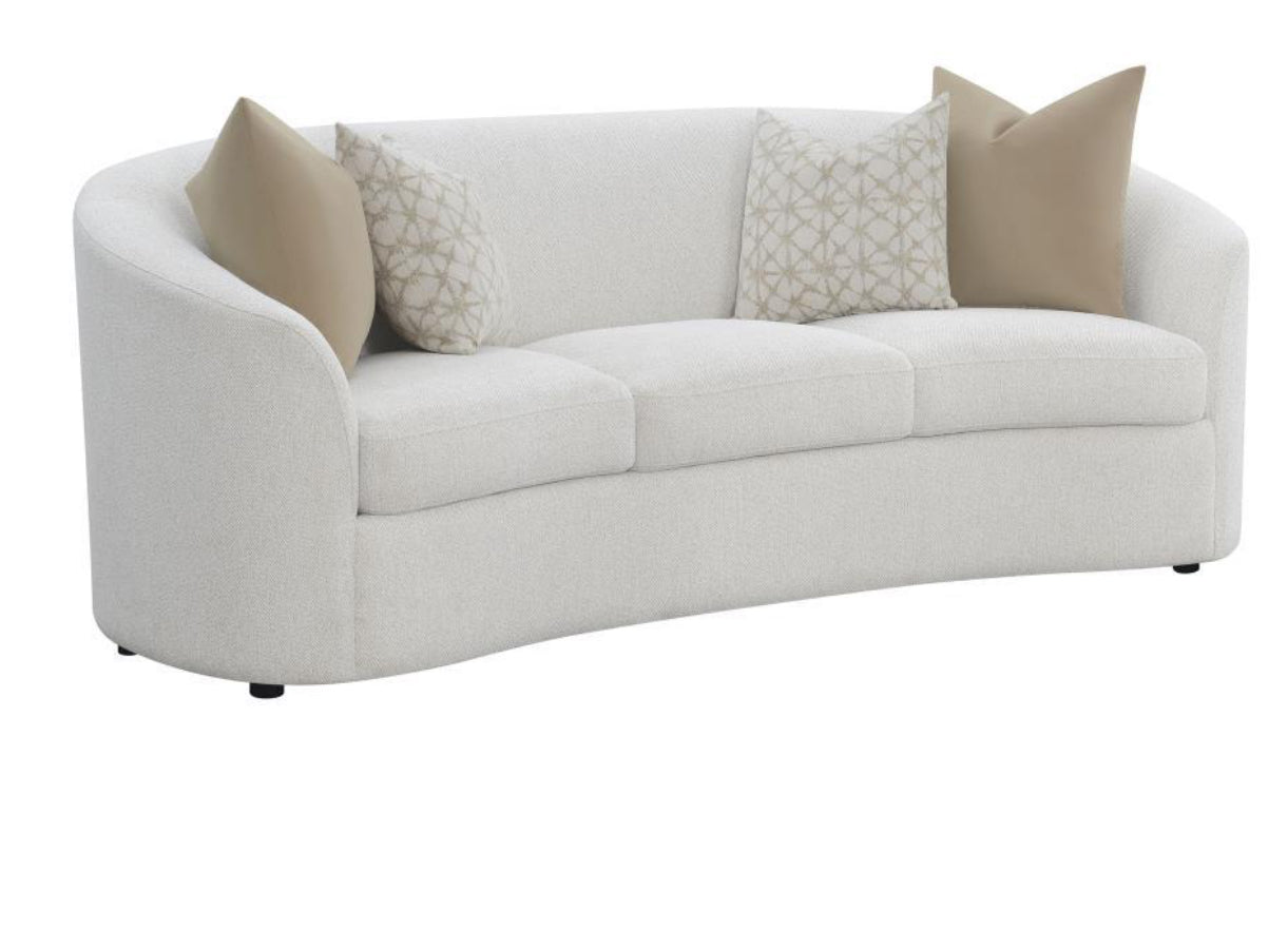 Rainn - 3 Piece Set (Sofa, Loveseat, Chair) - White